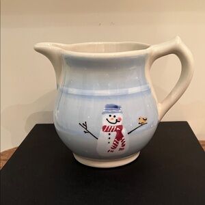 Hartstone Pottery snowman picture